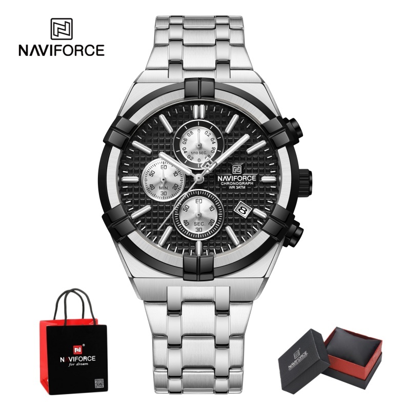 Luxury Watch Men - NAVIFORCE – męski zegarek kwarcowy z
