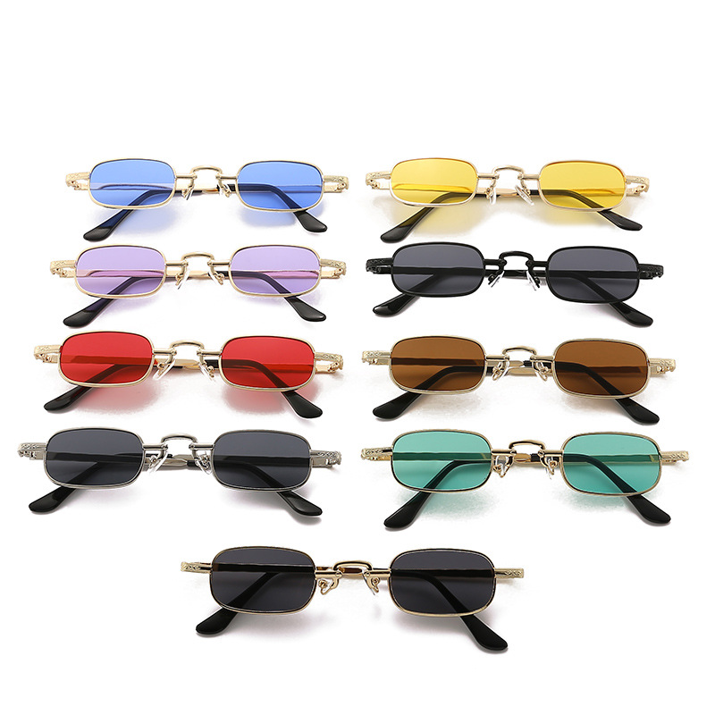 Sunglasses Uv400 - Nowe małe kwadratowe okulary przeciwsłoneczne, modne,