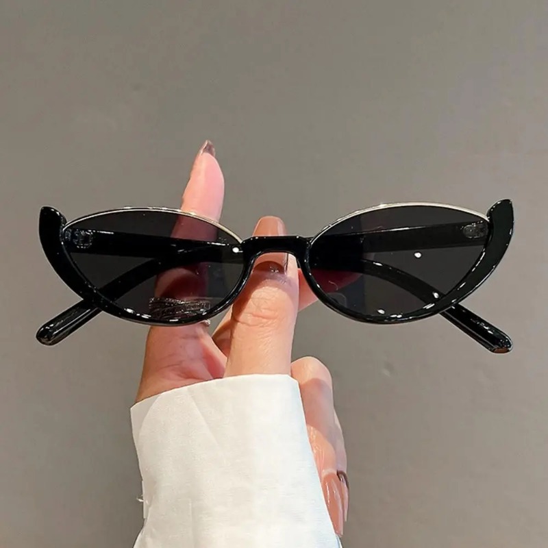 Sunglasses Uv400 - Vintage małe okulary przeciwsłoneczne typu cat