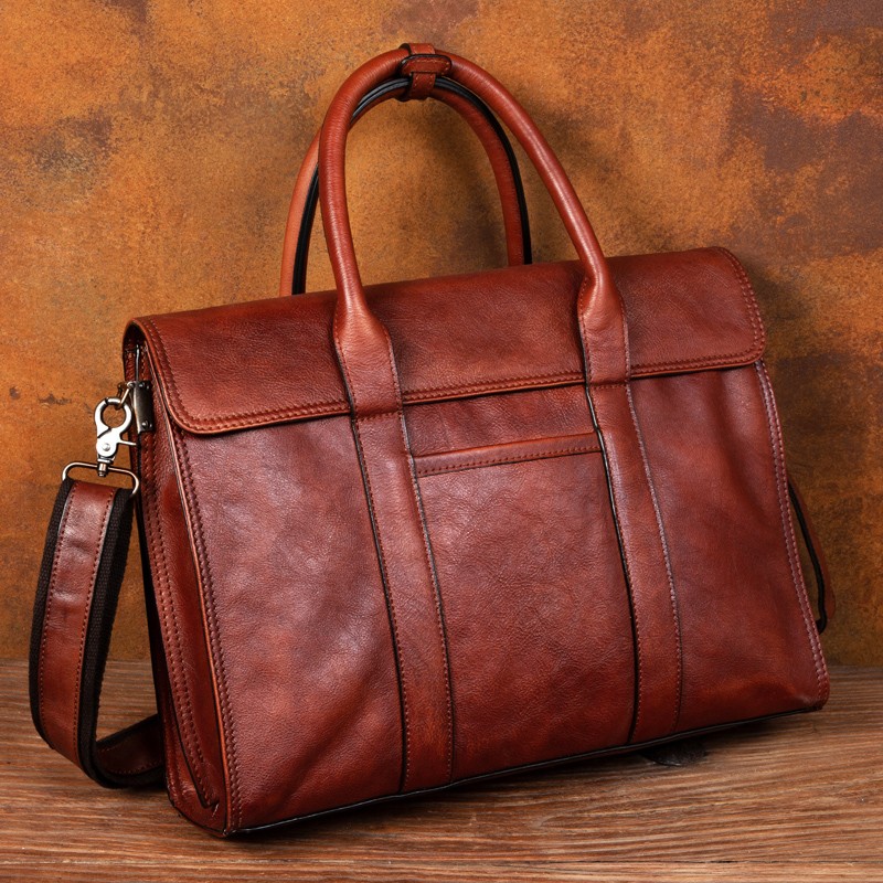 Torebka ze skóry garbowanej ro – Leather Briefcase recenzja i cena