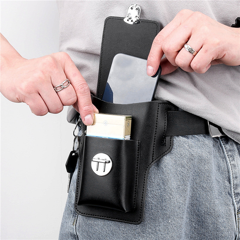 Męski pasek z uchwytem na tele – Leather Wallet Men recenzja i cena