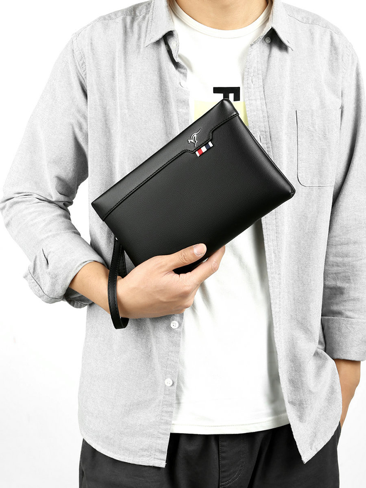 PU skórzana męska kopertówka p – Leather Wallet Men recenzja i cena
