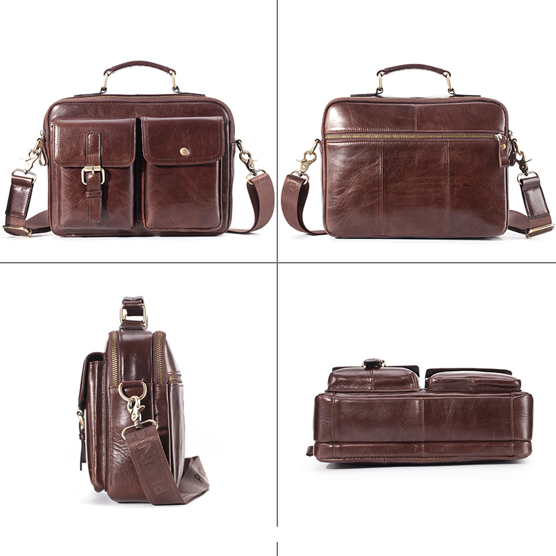 Nowa skórzana torba na ramię d – Leather Briefcase recenzja i cena