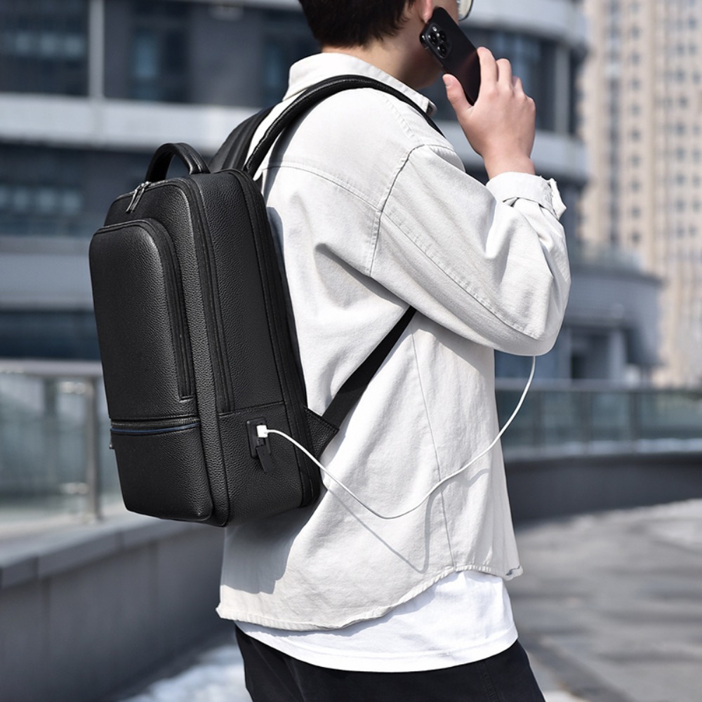 Męski plecak z ekoskóry z port – Leather Briefcase recenzja i cena
