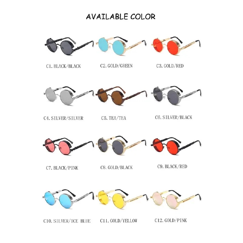 Nowe metalowe okulary przeciws – Designer Sunglasses recenzja i cena